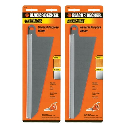 Black and Decker SC500 Handsaw Replacement (2 Pack) 74-591 Large Wood Cutting Blade# (Best Blade For Cutting Pressure Treated Wood)