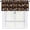 Brown Black White, variant on Brown Coffee Theme Kitchen Valance for Window,Rod Pocket Rustic Vintage Latte Cappuccino Cafe Curtains Farmhouse Cafe Beans Drink Decor Modern Art Window Drapes Fabric