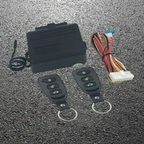 FRCOLOR Universal 12V Car Door Lock Vehicle Keyless Entry System Auto Remote Central Kit (Black)