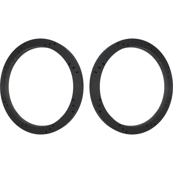 10" Subwoofer Speaker Spacers Depth Extender Extending Rings - 3/4" thick - ID: 9 1/8" OD: 10 7/8" - 1 Pair - SSK10XK - Stackable - Perfect Fits Framing Fiberglass Enclosures