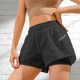 thumbnail image 5 of SONXAHE Women's Letter Print Athletic Skort Drawstring Closure Inner Shorts Sport Activewear, 5 of 7