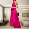 thumbnail image 4 of Women Dress Backless Tank Maxi Dress Open Back Hollow Long Dresses Sleeveless Elegant Party Dress, 4 of 6