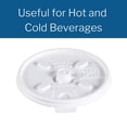 thumbnail image 5 of Dart Lock & Lift Drinking Cup Lid for 8 oz Cups, Polystyrene, Clear, 100 Ct, 5 of 5