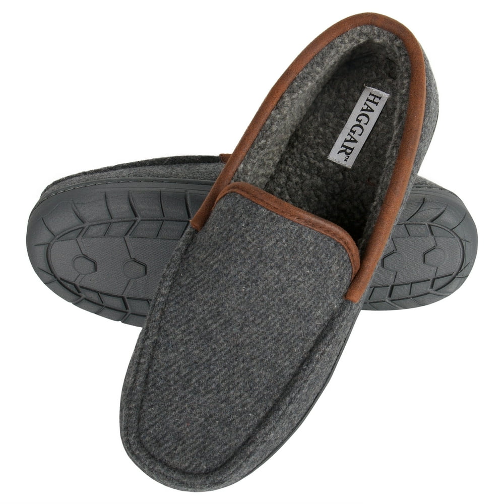Haggar Haggar Mens Slipper Indoor/Outdoor House Shoe with