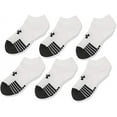 thumbnail image 3 of Under Armour Youth Performance Tech No Show Socks 6 Pack, 3 of 3