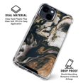 thumbnail image 2 of Skinit Copper and Black Marble Ink iPhone 14 Clear Case, 2 of 4