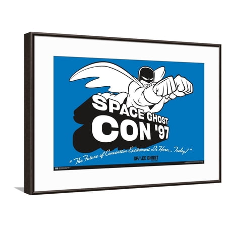 Space Ghost Coast to Coast - Space Ghost Con '97 Canvas Wall Poster, 14.725" x 22.375"