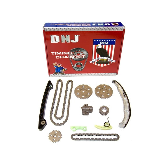 DNJ TK446 Timing Chain Kit Fits Cars & Trucks 01-11 Ford Mazda B2300 Ranger 2.3L L4 DOHC 16v