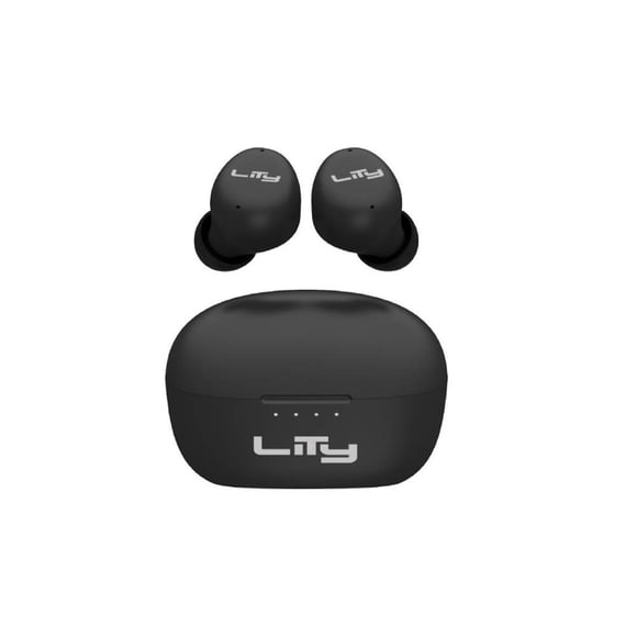 Audífonos Bluetooth Lity Bud 5.4 ENC/ANC 34H, color negros (T13P)