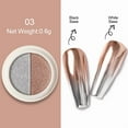 thumbnail image 4 of Nail Enhancement Solid Two-color Tuhao Gold Magic Mirror Powder, 4 of 5