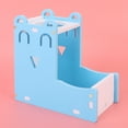 thumbnail image 3 of LYUMO Pet Water Dispenser, 2 in 1 Blue Rat Hamster Automatic Pet Water Drinking Bottle Food Feeder Fountain Dispenser, Pet Feeder, 3 of 7