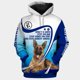 thumbnail image 3 of Sudadera con capucha con estampado 3D de chihuahua, husky, perro tzu o perro de montaña bernés para mujer y hombre, chándal de calle, regalo de amor para perros, 3 of 5