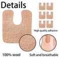 thumbnail image 5 of 30 piezas de almohadillas metatarsianas de fieltro en forma de U, almohadillas para el antepié, alivio del dolor, cojín para los pies, mantiene la protección contra el roce, adhesivo para za, 5 of 5