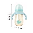 thumbnail image 2 of Baby Spill Proof PPSU Straw Water Bottle with Silicone Rim Spout , BPA & Phthalate Free, 2 of 5