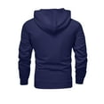 thumbnail image 4 of Dwelliawo Men's Tracksuit 2 Piece Hoodie and Sweatpants Solid Color Relaxed Fit Pullover Hoodies Jogging Athletic Pant Set Fleece Winter Suits with Pockets Blue M, 4 of 5