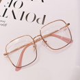 thumbnail image 1 of CARBONLIKE Ladies Plain Anti-blue Light Gafas Radiación Flat Large Square Metal Frame ZefeiWu 8390606925992, 1 of 1