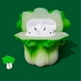 thumbnail image 2 of Super Cute Case Compatible with Airpods 1st 2nd Generation, 3D Cartoon Soft Silicone Protective Mini Bag Cute Creative Airpods Cover with Keychain (Chinese Cabbage, Airpods 1 & 2), 2 of 5