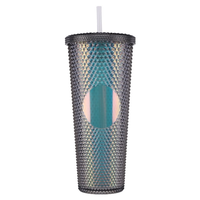 710 Ml para Con Pajita Plástico Tapa El Y Al Aire Libre