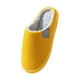 thumbnail image 2 of Zapatillas calientes de la casa zapatillas calzado de calzado Tobogán zapatos de moda para el otoño y el invierno encantadores sin deslizar el Amarillo 38 a 39, 2 of 8