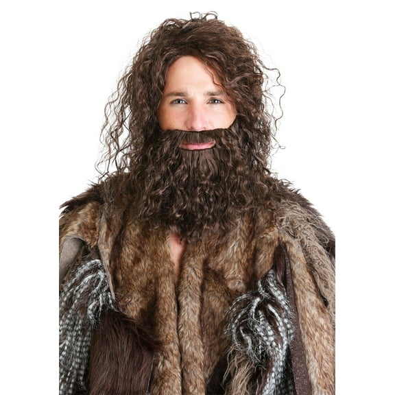 Prehistoric Caveman's Beard and Wig