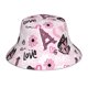 thumbnail image 1 of Fotbe Eiffel Tower and Butterflies Sombrero Tipo Pescador con Estampado – Sombrero de Sol de Algodón de Moda para Playa, Golf, Pesca, 1 of 6