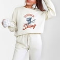 thumbnail image 4 of I'd Rather Be Skiing - Women's Lightweight Garment Dyed Sweatshirt, 4 of 8