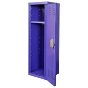 Hallowell Kid Locker, 15"W x 15"D x 48"H, 720 Pep Rally (purple), Single Tier, 1-Wide, Knock-Down