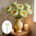 thumbnail image 1 of Fufafayo Artificial Lotus Flower Realistic One Fake Lotus for Pond Decoration, Spring Summer Decor Photography Prop, Water Feature Table Display for Living Room Bedroom Office, 1 of 6