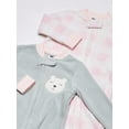thumbnail image 2 of Hudson Baby Infant Girl Fleece Zipper Sleep and Play 2pk, Girl Baby Bear, 0-3 Months, 2 of 4