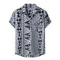 thumbnail image 2 of Palato Mens T Shirts,Men Hawaiian Short Sleeve Beach Shirt Printed Summer Casual Button Down Shirts, 2 of 9