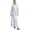 Grey #708, variant on Long Robes for Women Fleece Robe Warm Plush Bathrobe Fuzzy House Coat Pattern Japanese Kimono Robes