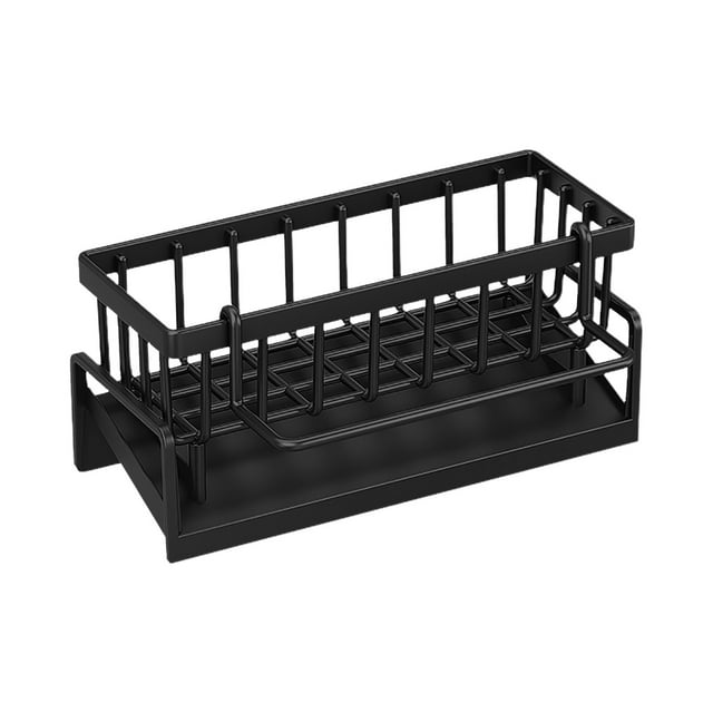 Deeceymbur Kitchen Rack Multifunctional Sink Side Countertop Organizer Sponge Rack Dish Rack for Kitchen Storage Essential