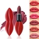thumbnail image 2 of Juego de lápiz labial mate, 6 piezas de lápiz labial rojo para mujeres de larga duración, taza antiadherente, no se decolora, kit de lápiz labial impermeable para niñas, regalo de maquillaje, 2 of 7