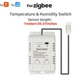 thumbnail image 3 of Smart FOR Tuya FOR Zigbee Thermostat Temperature & Humidity Sensor&Voice Control, 3 of 6