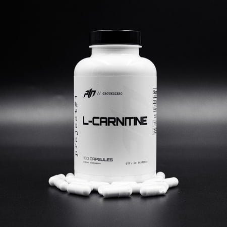 Project 1 Nutrition L-Carnitine Performance Supplement, 1.5g per Serving, 1 Count, 180 Caps, 60 Servings