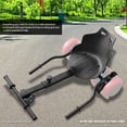 thumbnail image 2 of Hover Kart Go Kart Adjustable Seat Attachment for 6.5" Hover-Board Buggy - Black, 2 of 7