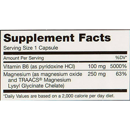 Maxi Santé MAG 6 - magnésium - avec de la vitamine B6 - Prise en charge les calculs rénaux - 120 Capsules - casher