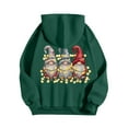 thumbnail image 6 of TTUHYWXI Christmas Hoodies for Women Fashion Graphic Sweatshirts Casual Long Sleeve Hooded Christmas Hoodies for Girls Teen (Green, M), 6 of 8