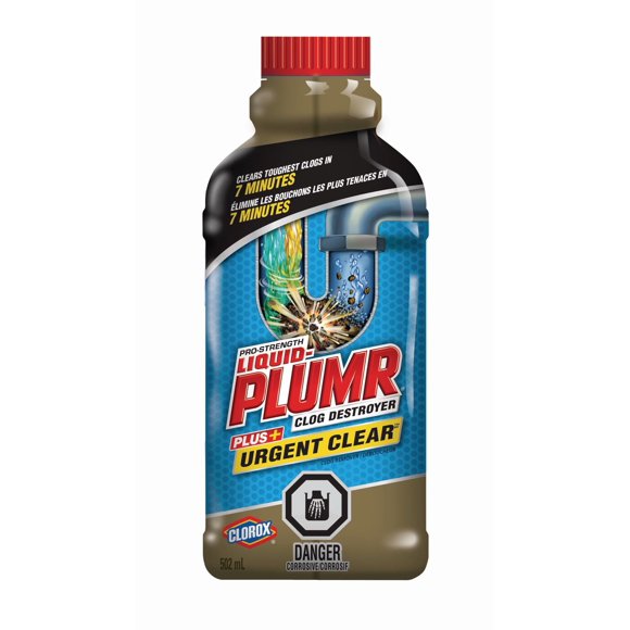 Liquid-Plumr Urgent Clear, 502 mL