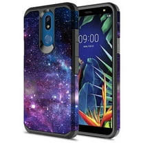 LG K40 Case,LG Solo LTE Case, LG K12 Plus Case, LG X4 2019 Case, KAESAR Hybird Drop Protection Sleek Slim Dual Layer Shockproof Colorful Graphic Armor Case For LG K40 (Galaxy Stardust)