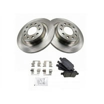 Rear Brake Pad and Rotor Kit - Compatible with 2018 - 2019 GMC Terrain