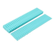 Accueil plastique séparateur grille réglable tiroirs Intercalaires Tidy longue bleu 8 pièces