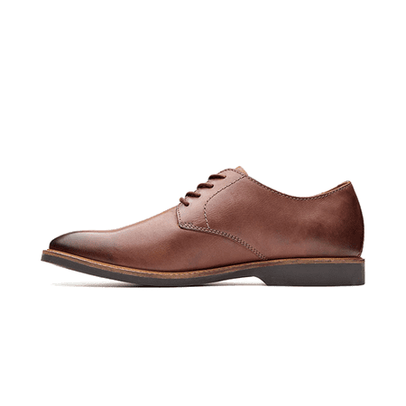 CLARKS MENS Atticus Lace Oxford "Mahogany Leather" 26136156 26136156 from Stadium Goods