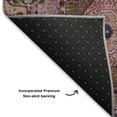 thumbnail image 5 of Addison Rugs Mayfield Premium Machine Washable Transitional Panels Pink Round Rug, 8' x 8', 5 of 6