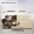 XLarge Sofa Slipcover, One Piece High Stretchy Couch Cover, Machine