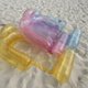 thumbnail image 3 of Silla inflable de malla amarilla transparente con forma de flotador para piscina, FUNBOY, 3 of 3