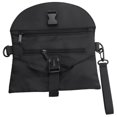 thumbnail image 4 of Bolsa de mensajero para hombre, bolsa de cremallera funcional negra impermeable de nailon Afortunado Sencillez, 4 of 5