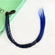 thumbnail image 1 of Nvzi 2 extensiones de cabello trenzado de colores con bandas de goma, postizos sintéticos trenzados de arcoíris, accesorios para el cabello con cola de caballo, para fiestas, disfraces, A10, 1 of 5