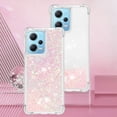 thumbnail image 6 of Slim Fit Phone Case for Redmi Note 12 4G, Glitter Liquid Quicksand Effect Silicone Soft TPU Case with Camera Lens and Screen Protection for Redmi Note 12 4G,LSWT Pink, 6 of 12