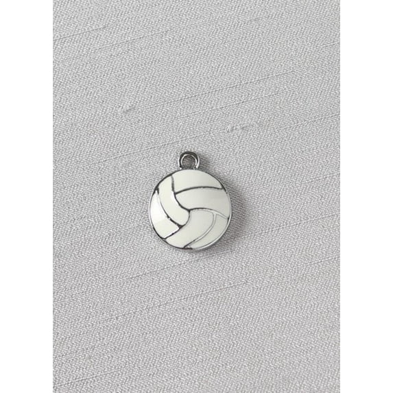 Ivy Lane Design White Volleyball Garter Charm